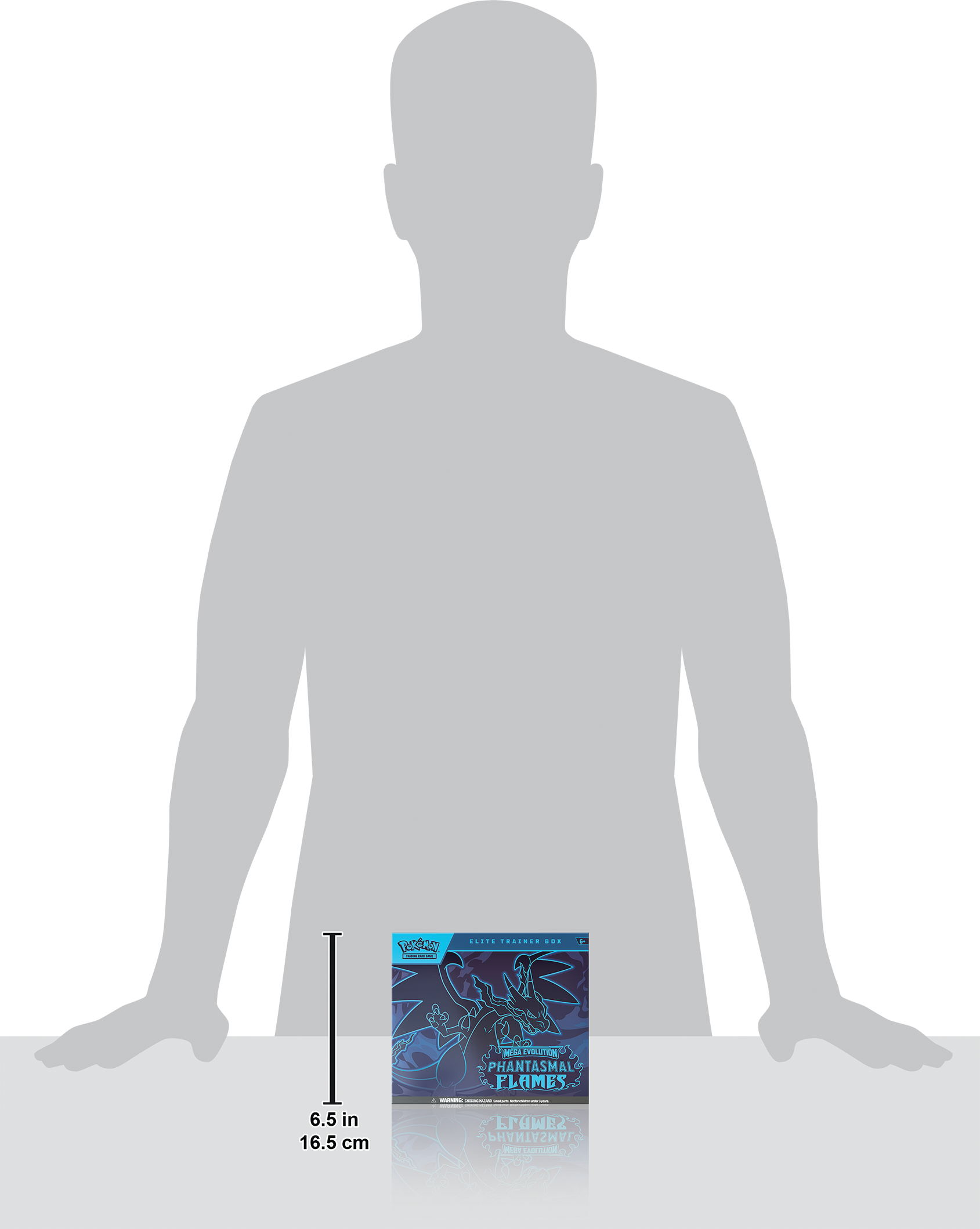 Phantasmal Flames Elite Trainer Box met sleeves, promo kaart en boosterpacks