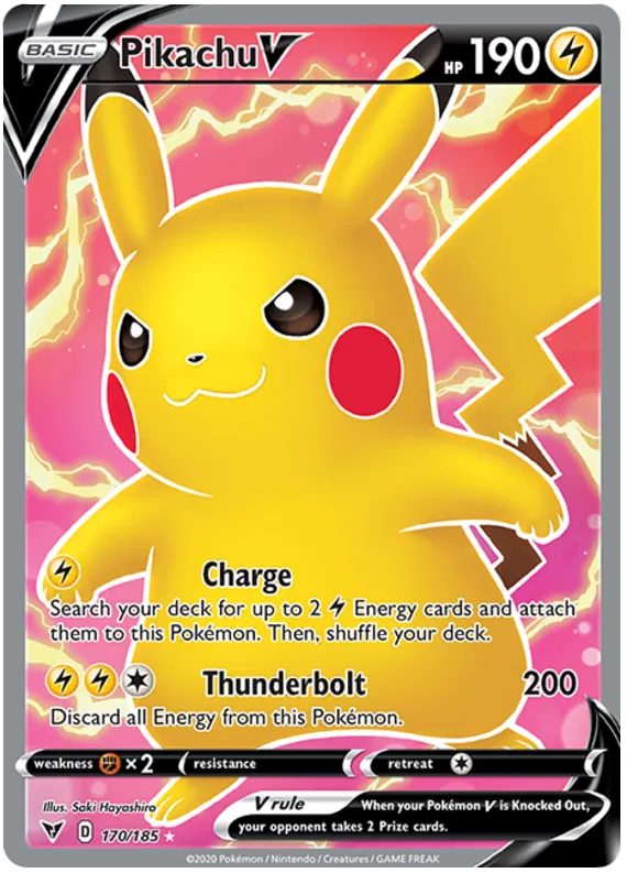 #170 Pikachu V Ultra Rare