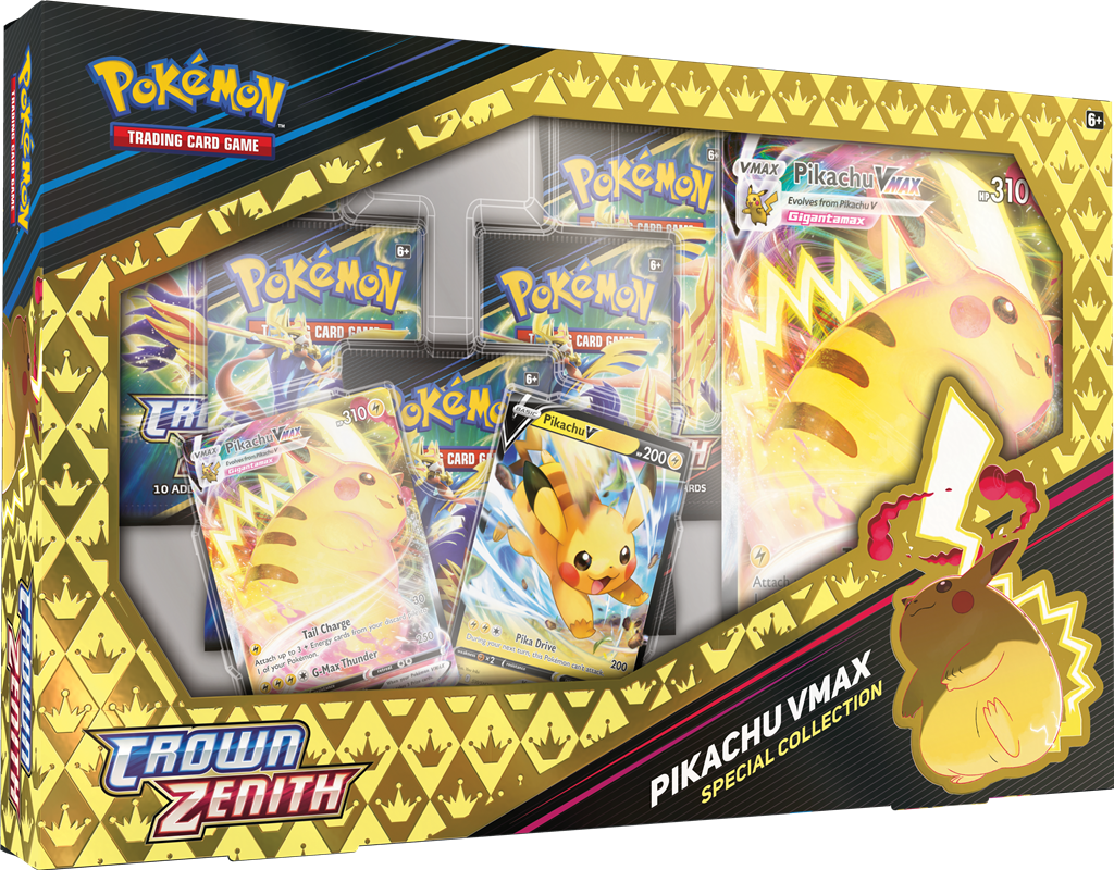 Pikachu VMAX - Pokémon TCG: Crown Zenith Special Collection - Voeg deze krachtige promokaarten toe aan je verzameling en versterk je deck voor epische gevechten!