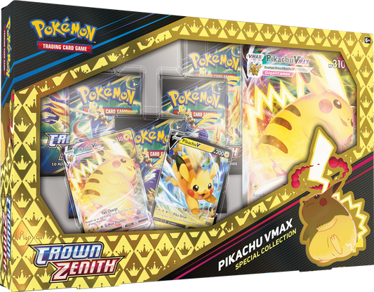 Pikachu VMAX - Pokémon TCG: Crown Zenith Special Collection - Voeg deze krachtige promokaarten toe aan je verzameling en versterk je deck voor epische gevechten!