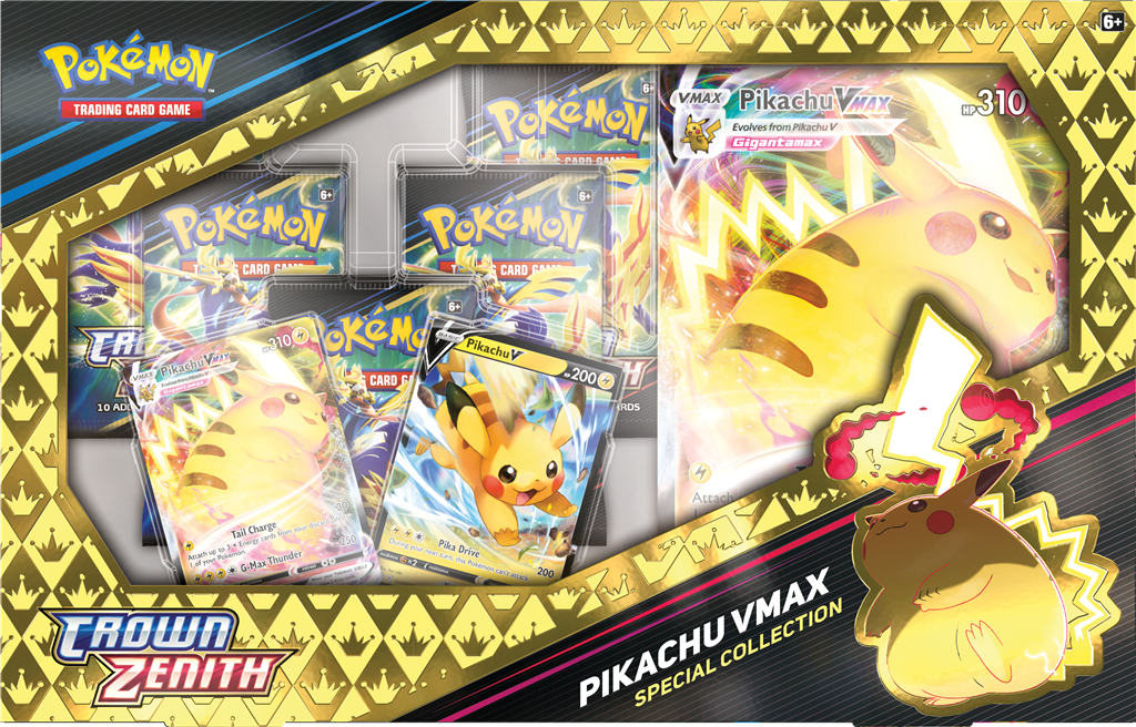 Pikachu VMAX - Pokémon TCG: Crown Zenith Special Collection - Voeg deze krachtige promokaarten toe aan je verzameling en versterk je deck voor epische gevechten!