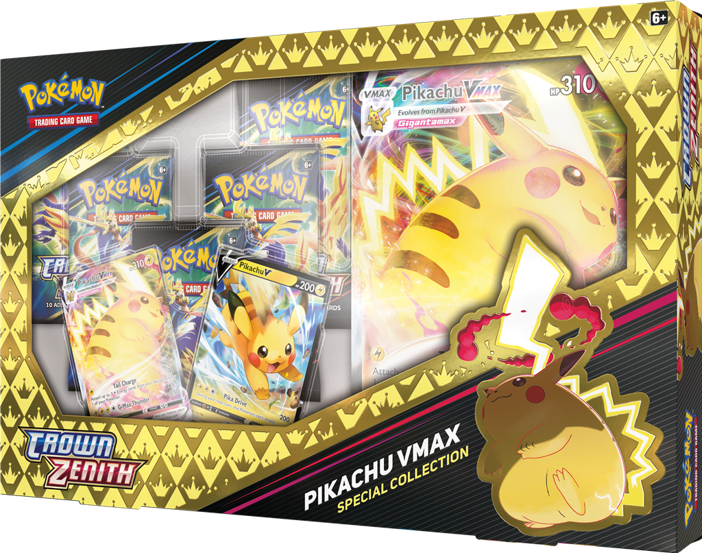 Pikachu VMAX - Pokémon TCG: Crown Zenith Special Collection - Voeg deze krachtige promokaarten toe aan je verzameling en versterk je deck voor epische gevechten!