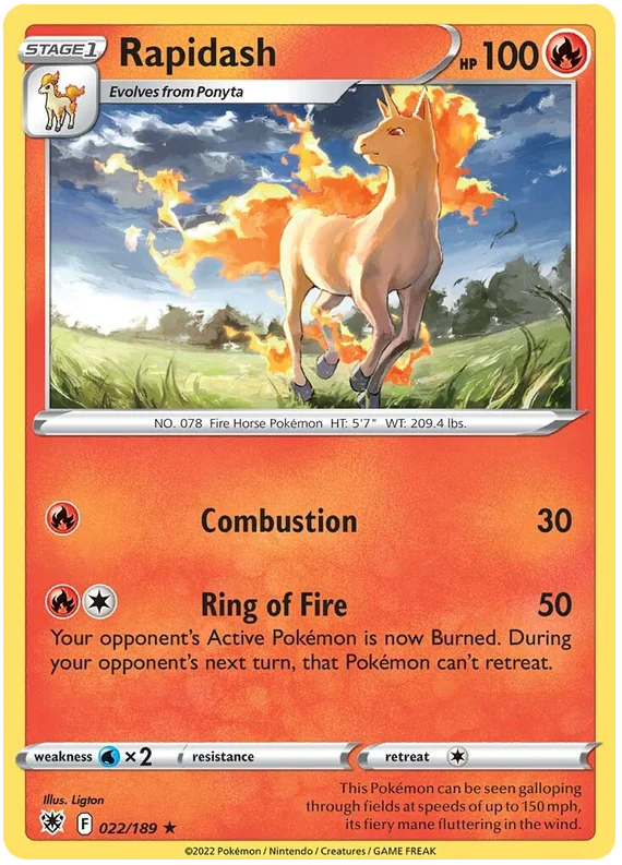 #022 Rapidash common