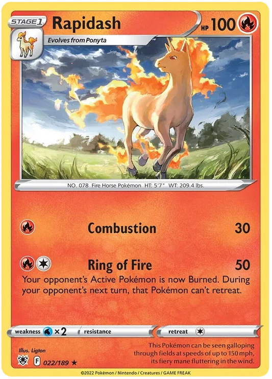 #022 Rapidash common