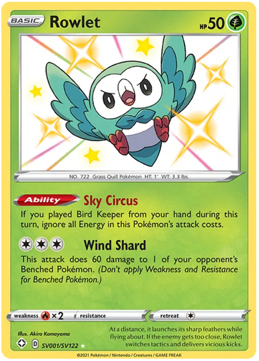#SV001 Rowlet Holo
