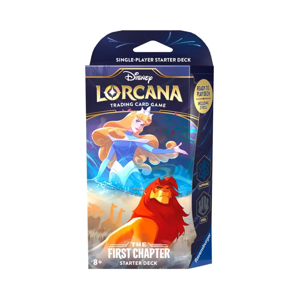 Lorcana: First Chapter Sapphire & Steel Starter Deck