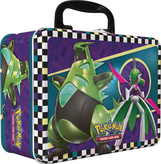 Pokémon Summer 2024 Collector Chest met exclusieve boosters, promo kaarten en accessoires.