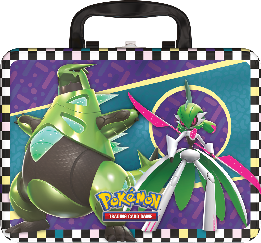 Pokémon Summer 2024 Collector Chest met exclusieve boosters, promo kaarten en accessoires.