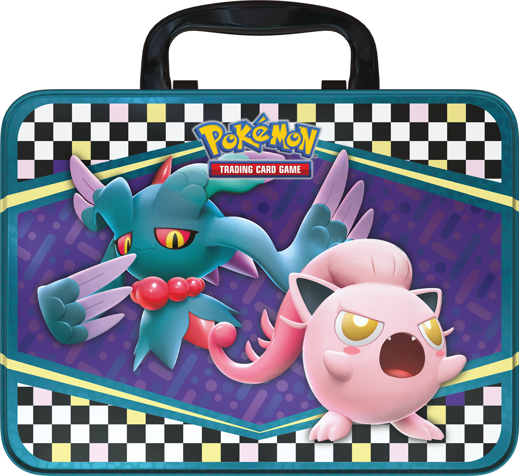 Pokémon Summer 2024 Collector Chest met exclusieve boosters, promo kaarten en accessoires.