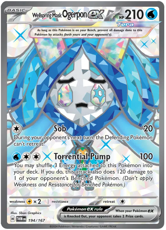 Wellspring Mask Ogerpon EX Ultra Rare