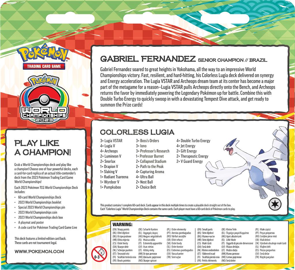 Pokémon TCG World Championships Deck 2023 met Lumineon, Archeops en Gardevoir.