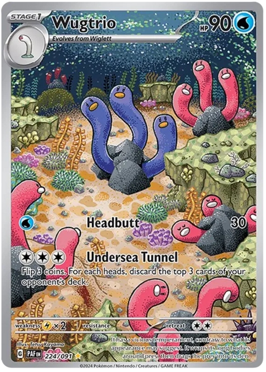 #224 Wugtrio Full Art
