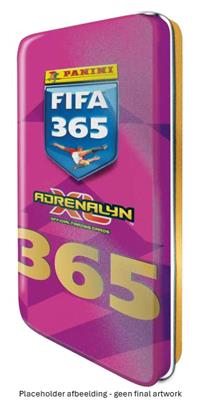 Panini Adrenalyn XL FIFA365 25/26 Pencil Tin metalen opbergdoos met exclusieve trading cards