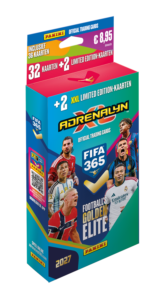 Panini Adrenalyn XL FIFA365 26/27 Ecoblister XXL met voetbaltrading cards