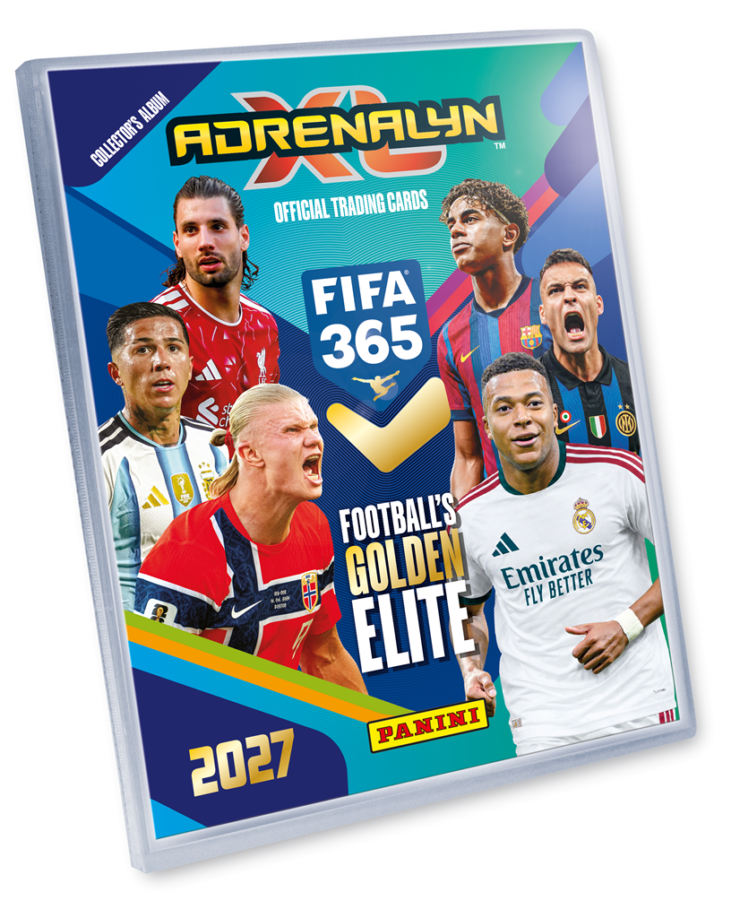 Panini Adrenalyn XL FIFA365 26/27 Mega Starter Pack met verzamelalbum en voetbalkaarten - vooraanzicht