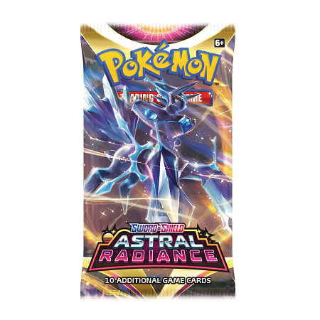 Astral Radiance Booster Pack met Origin Forme Dialga en Palkia voor het Pokémon TCG kaarten spel