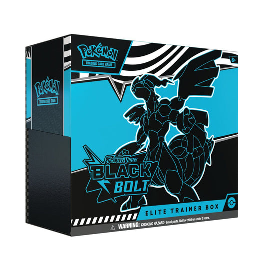 Pokémon Black Bolt Elite Trainer Box met 9 boosterpacks, Thundurus promo kaart en accessoires