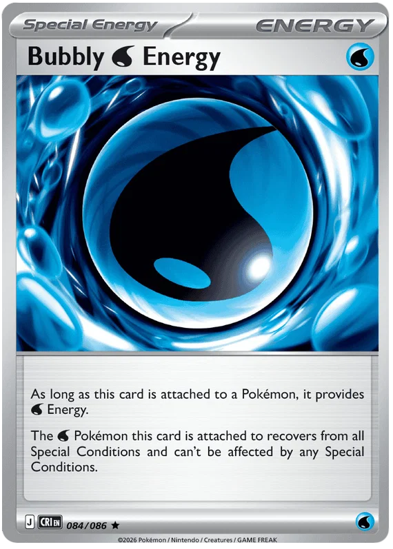 Bubbly Energy Holo kaart #084 uit de Pokemon set Chaos Rising