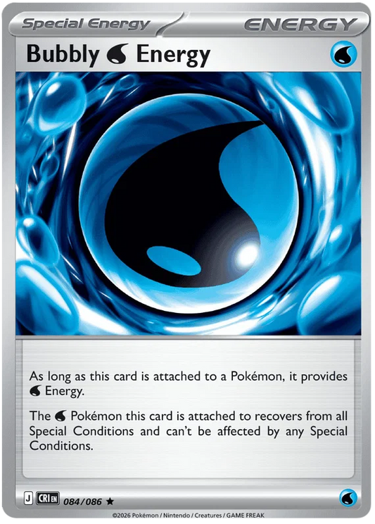 Bubbly Energy Holo kaart #084 uit de Pokemon set Chaos Rising