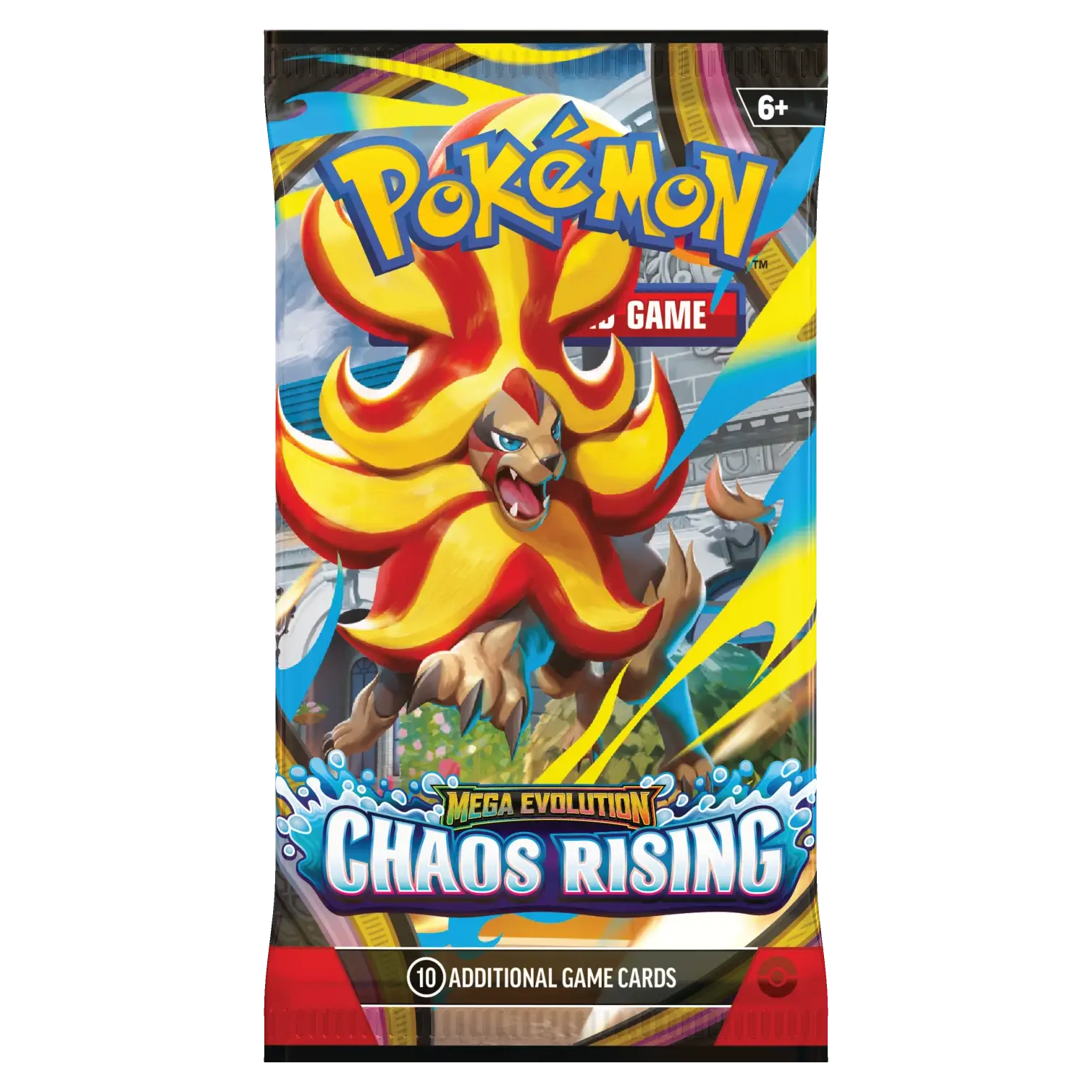 Vierde variant art set booster pack uit de Chaos Rising boosterbox