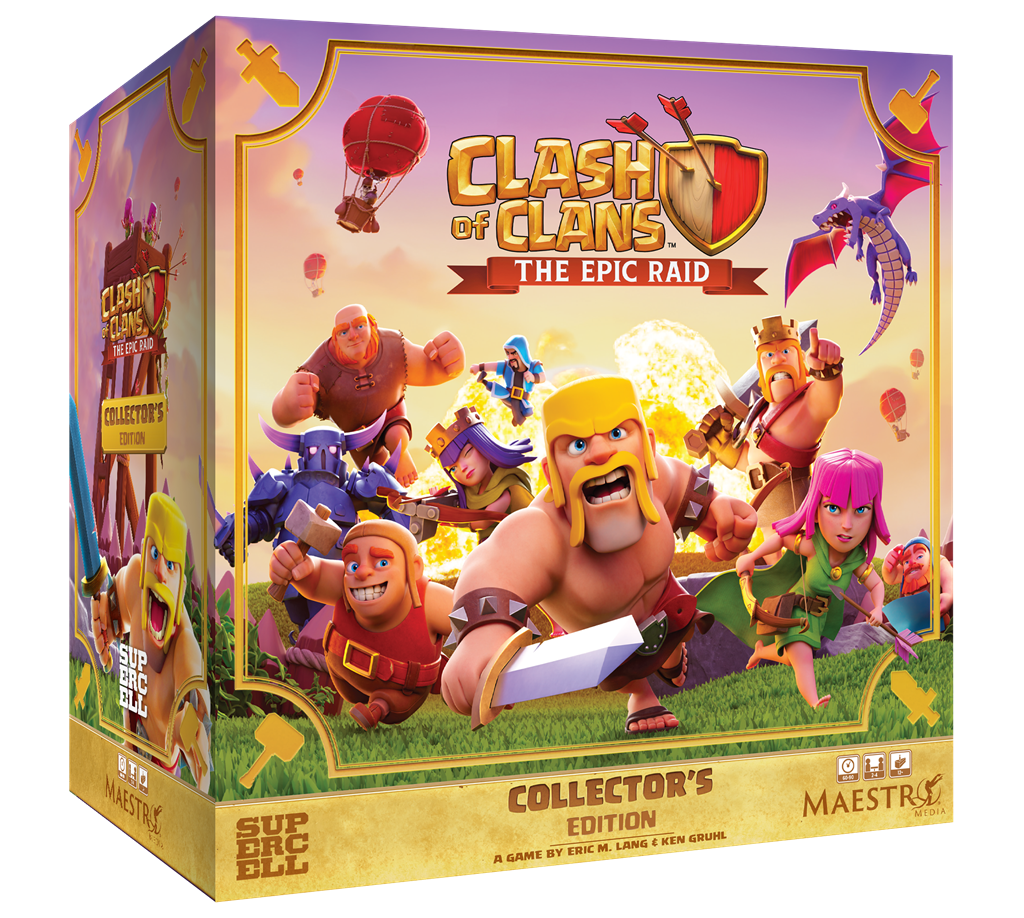Clash of Clans Epic Raid Collector’s Edition bordspel pre-order