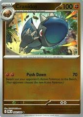 Cranidos #044 Reverse Holo kaart uit de Pokémon set Pitch Black