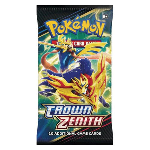Crown Zenith boosterpack uit Sword & Shield met kans op gouden Giratina VSTAR, Secret Pikachu en Trainer Gallery kaarten