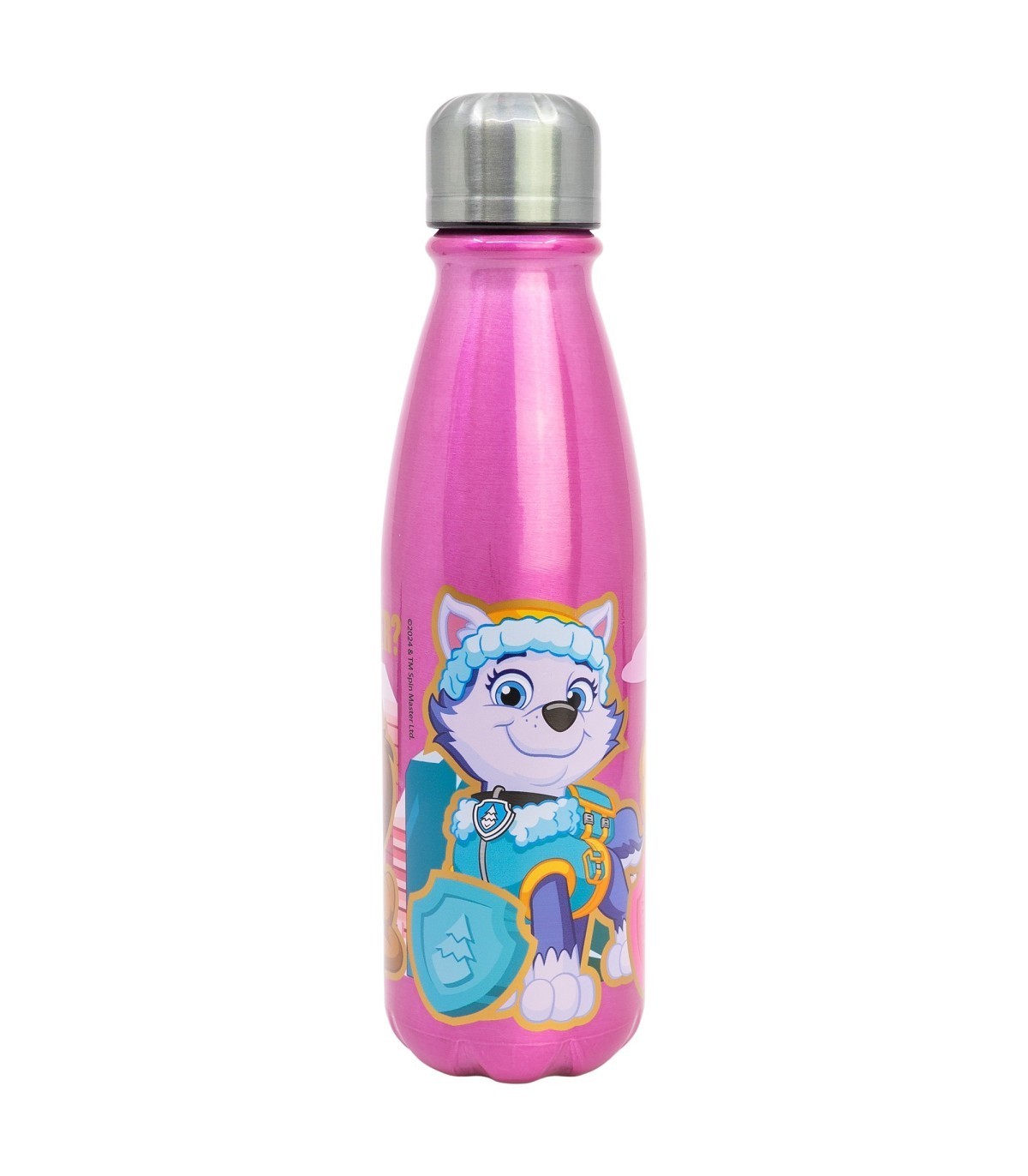 Aluminium Fles Paw Patrol 600ML Roze