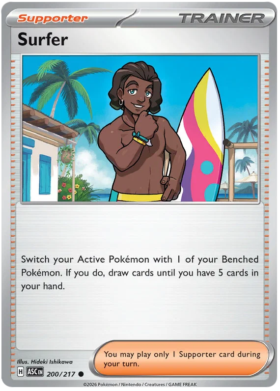 Digimon Card Game Ascended Heroes #200 Surfer common kaart uit BT19 booster set