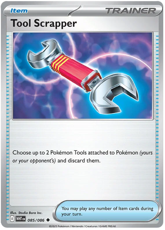 Digimon Card Game Tool Scrapper common kaart uit de White Flare set