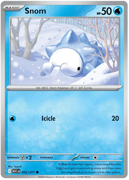 Digimon kaart Snom common #052 uit de Ascended Heroes set