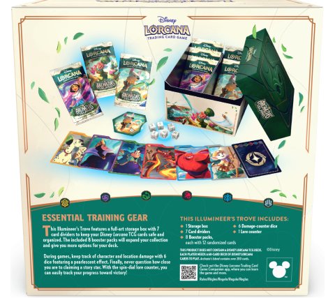 Lorcana Archazia's Island Illumineer’s Trove – Disney TCG bundel met boosters, accessoires en Enchanted kaarten van Mickey en meer.