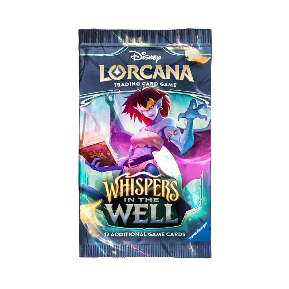 Lorcana Whispers in the Well sealed boosterbox – Disney TCG display met meerdere boosterpack van Ravensburger.