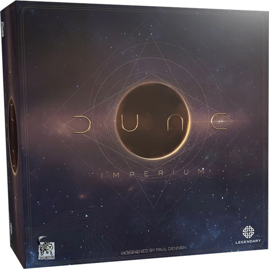 Dune Imperium Deluxe Upgrade Pack Engels met luxe miniaturen, first player coin en opslagtrays voor een meeslepende spelervaring