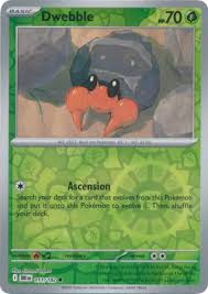 Dwebble Reverse Holo Destined Rivals #011 losse Pokémon kaart