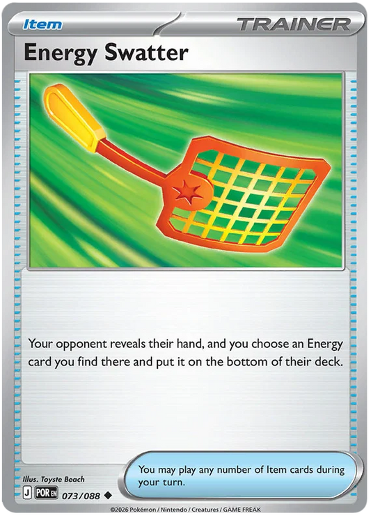 Energy Swatter #073 common Trainer kaart uit de Pokemon Perfect Order set