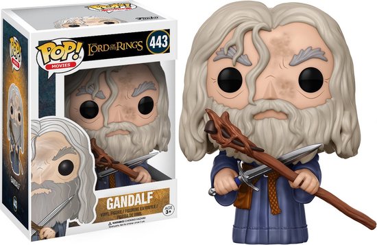 Funko Pop Lord of the Rings Gandalf 443 vinyl figurine met staf en zwaard Glamdring voor LotR collectie