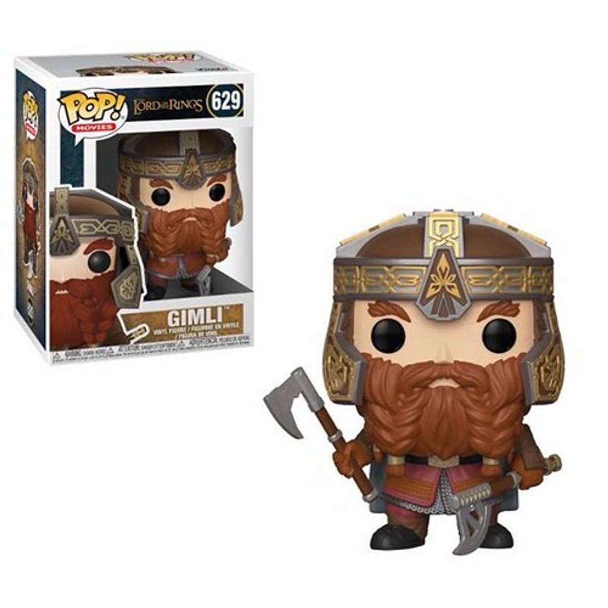 Funko Pop Lord of the Rings Gimli 629 vinyl figurine dwarf with axe