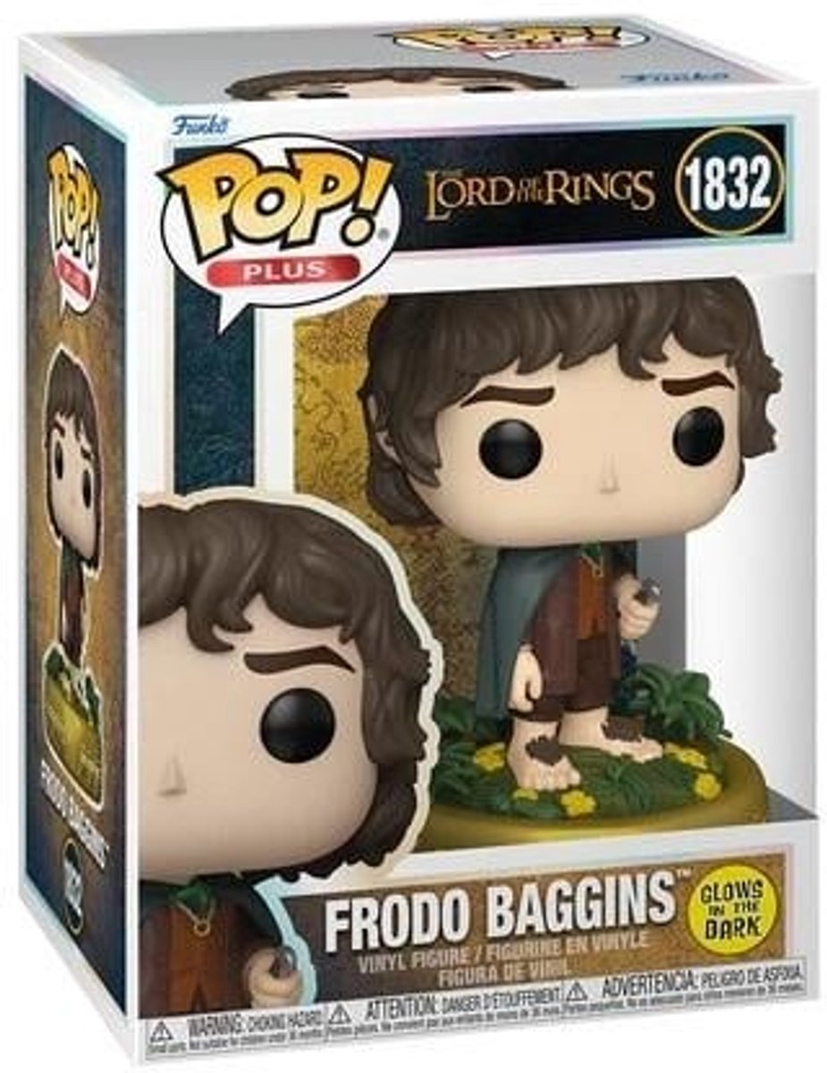 Funko Pop Lord of the Rings Glow in the Dark Frodo 1832 vinyl figurine with Sting and the ring