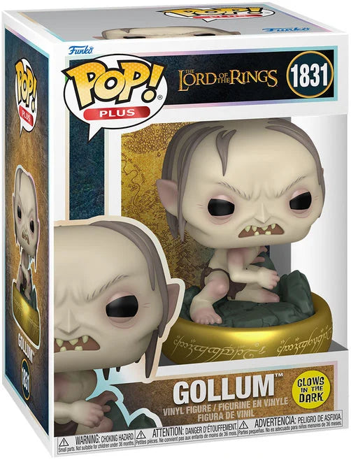 Funko Pop Lord of the Rings Gollum Glow in the Dark 1831 vinyl figurine LOTR