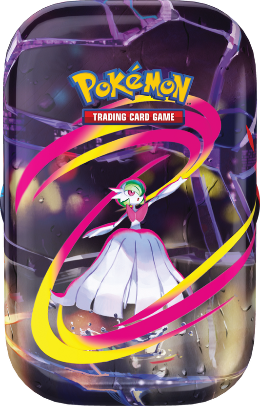 Mega Evolution Mini Tin met Mega Gardevoir en 2 Pokémon boosterpacks.