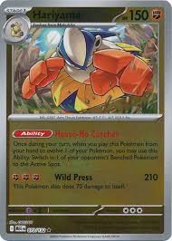 Hariyama #073 Reverse Holo kaart uit de Pokémon Mega Evolution set