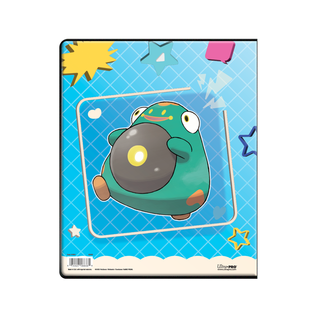 Iono and Bellibolt 9-Pocket portfolio pokemon verzamelmap met full-art cover van Iono en Bellibolt.