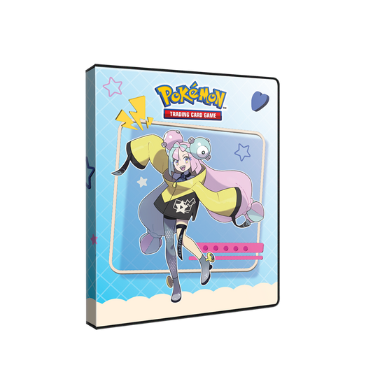 Iono and Bellibolt 4-Pocket portfolio pokemon verzamelmap met full-art cover van Iono en Bellibolt.