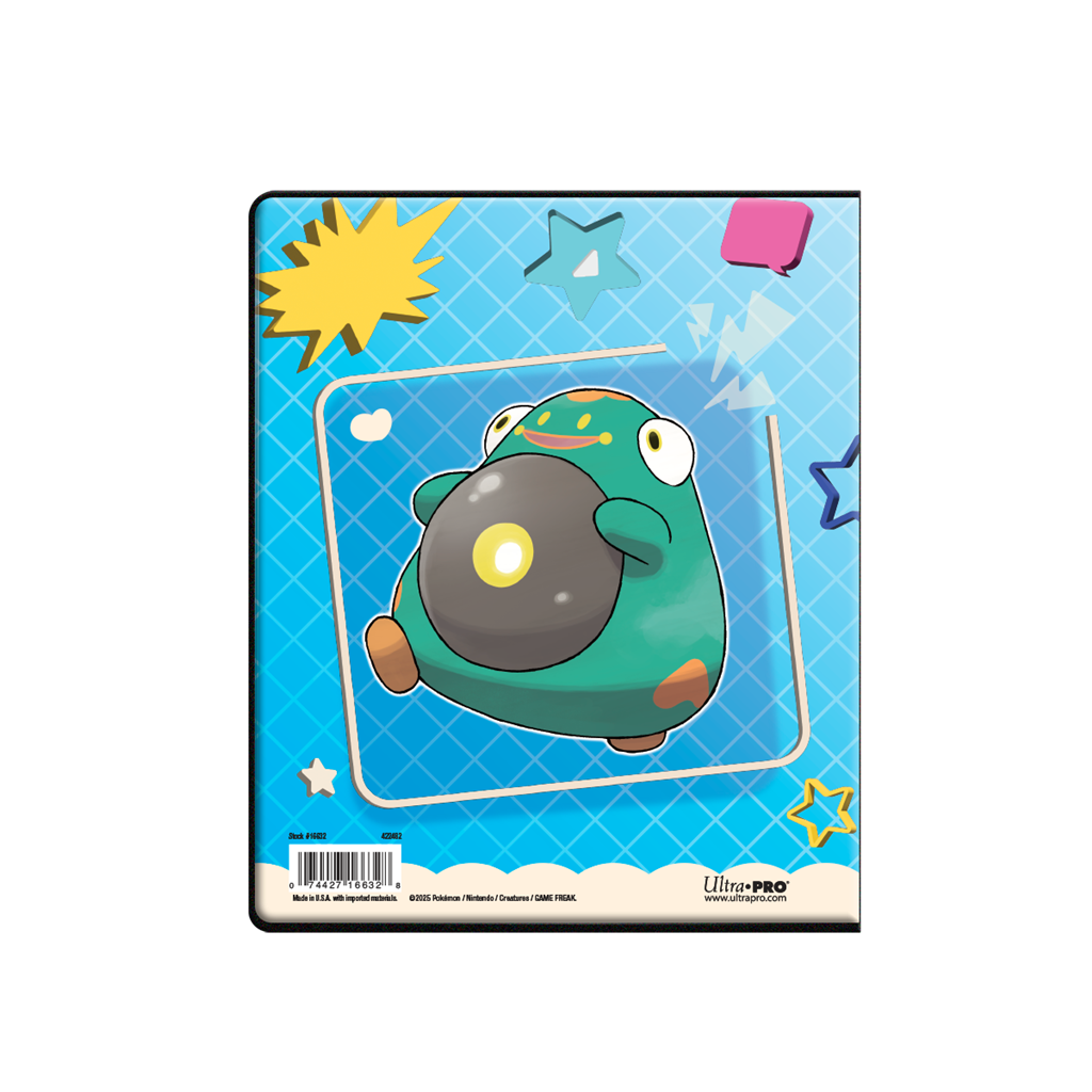 Iono and Bellibolt 4-Pocket portfolio pokemon verzamelmap met full-art cover van Iono en Bellibolt.