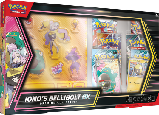 Ionoes Bellibolt ex Premium Collection doos met promo kaarten en boosterpacks