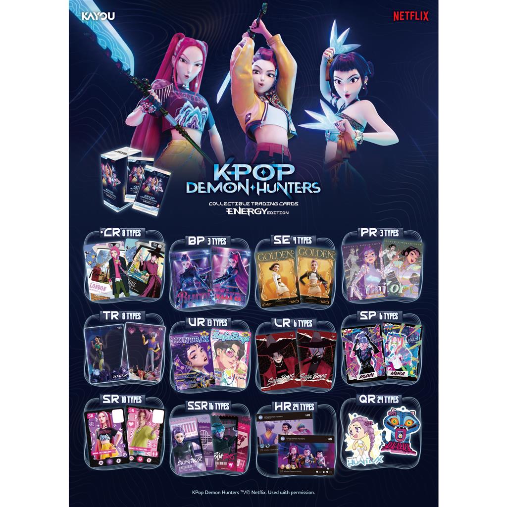 K-Pop Demon Hunters TCG Energy Edition Boosterbox met 12 boosterpacks van Kayou - detailfoto
