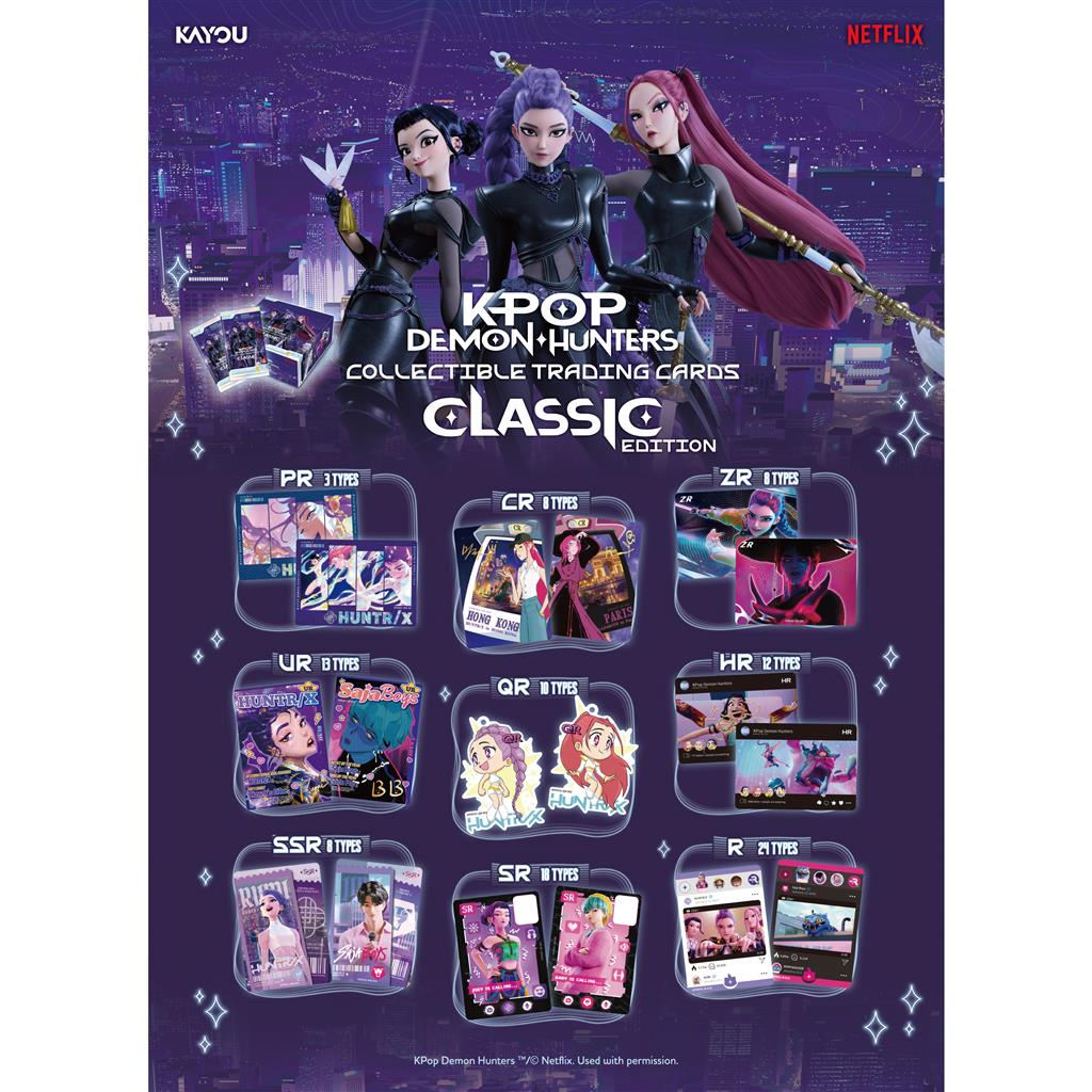 K-Pop Demon Hunters TCG Classic Edition Boosterbox met 20 boosterpacks van Kayou - verpakking