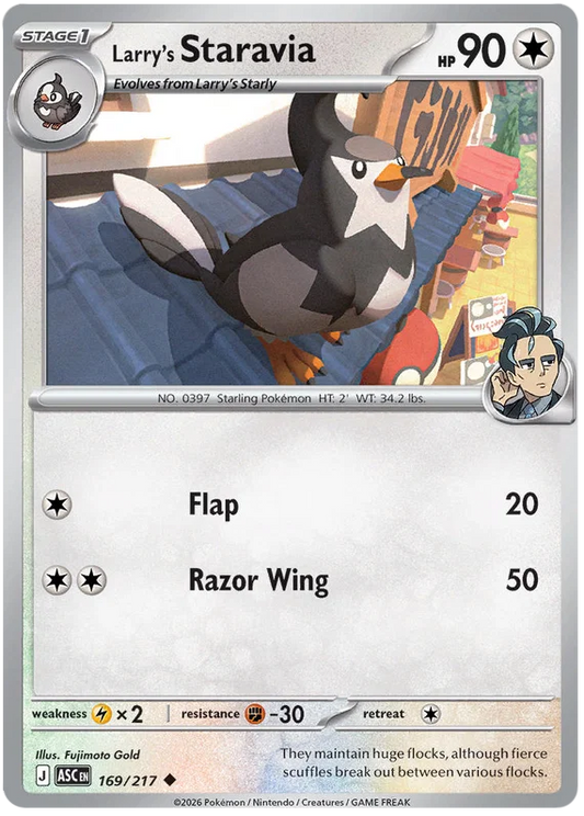 Larry's Staravia common kaart nummer 169 uit de Ascended Heroes set