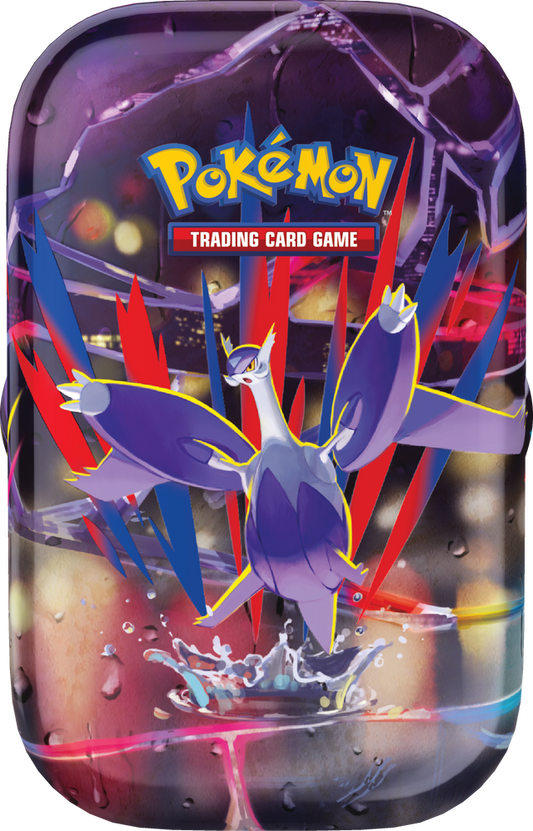 Mega Evolution Mini Tin met Mega Latios en 2 Pokémon boosterpacks.